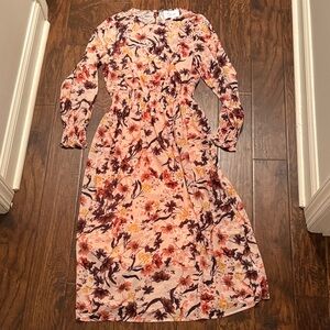Mvn The label Floral Long Sleeve Dress